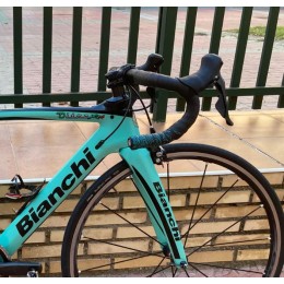 Обмотка руля антискользящая двуцветная с геометрическим рисунком, черный/мятный