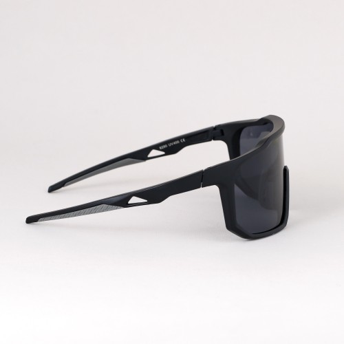 Очки солнцезащитные KRYPTON. ударопрочные. Линза- Зеркальная. Материалы: PC+ Silicone мягкая накладка на нос. Черные