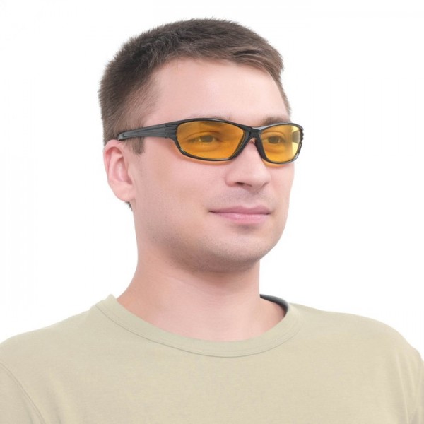 Очки солнцезащитные водительские "Мастер К", желтые линзы