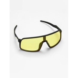 Очки солнечные поляризационные, uv 400, черная оправа, желтые высокие линзы