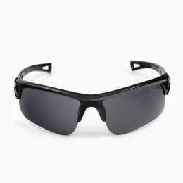 Очки спортивные "Мастер К.", uv 400, 14х15х4.3 см, линза 4.36 см, чёрные