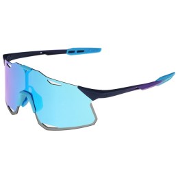 Очки велосипедные E22 со сменными линзами (3 линзы) в кейсе, сине-голубая оправа