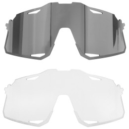 Очки велосипедные E22 со сменными линзами (3 линзы) в кейсе, сине-голубая оправа