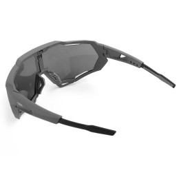 Очки велосипедные, серая оправа, серые линзы
