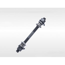 Ось передняя 140мм., 3/8, под гайку черная (серая)