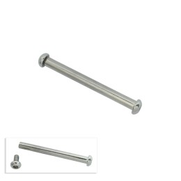 Ось задняя для трюкового самоката, L80 мм, для крепления пег с одной стороны самоката