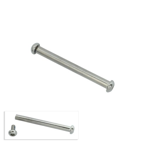 Ось задняя для трюкового самоката, L80 мм, для крепления пег с одной стороны самоката