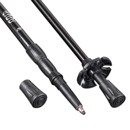 Палки треккинговые Everest Red 105-135см. 3-х секционные 16/14/12мм. Alu7075, ручка EVA, система Antishook