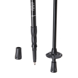 Палки треккинговые Everest Red 105-135см. 3-х секционные 16/14/12мм. Alu7075, ручка EVA, система Antishook