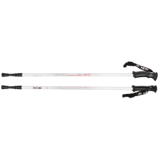 Палки треккинговые Yeti 115-135 см White 2-х секционные, диаметр 16/14 мм, ручка пластмассовая анатомическая, al6061, система antishock