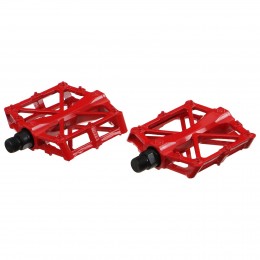 Педали 9/16" с подшипником, алюминиевые, красные