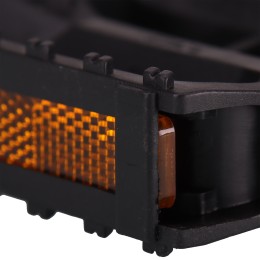 Педали CITY MIXIEER MX-P633, полипропилен, стальные подшипники, ось 2S, с рефлектором, 99х75мм, резьба 9/16, черные