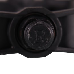 Педали CITY MIXIEER MX-P633, полипропилен, стальные подшипники, ось 2S, с рефлектором, 99х75мм, резьба 9/16, черные