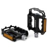 Педали CLUXX Rotiva 100, промы + втулка скольжения DU, 118х80х20 мм, черные