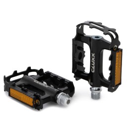 Педали CLUXX Rotiva 100, промы + втулка скольжения DU, 118х80х20 мм, черные
