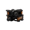 Педали детские MIXIEER KIDS MX-P682, полипропилен, без подшипников, ось 4S, с рефлектором, 97х73мм 1 пара. Резьба 9/16, черные