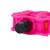 Педали детские MIXIEER KIDS MX-P686, полипропилен, без подшипников, ось 4S, с рефлектором, 90х54мм 1 пара. Резьба 9/16, розовые