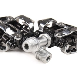 Педали для MTB эксперт MIXIEER GENGIS KHAN MX-P520, CNC алюминий, CR-MO ось 3 ПП, 9/16, в инд. уп. (с шипами)