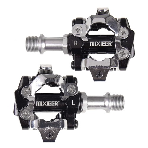 Педали для MTB эксперт MIXIEER GENGIS KHAN MX-P520, CNC алюминий, CR-MO ось 3 пром.подшипника, 9/16, в инд. уп.