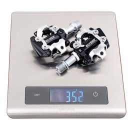 Педали для MTB эксперт MIXIEER GENGIS KHAN MX-P520, CNC алюминий, CR-MO ось 3 ПП, 9/16, в инд. уп. (с шипами)