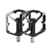 Педали EXPERT HONGDING HD-919, 9/16 резьба, ALU корпус, 1DU+2 ПП, 100х108мм, с рефлектором, CR-MO ось, черные