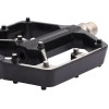 Педали EXPERT HONGDING HD-919, 9/16 резьба, ALU корпус, 1DU+2 ПП, 100х108мм, с рефлектором, CR-MO ось, черные