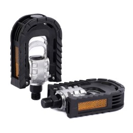 Педали FOLD HONGDING HD-849 складные, 9/16 резьба, black+silver