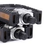 Педали FOLD HONGDING HD-849 складные, 9/16 резьба, black+silver
