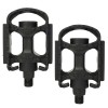 Педали KIDS MIXIEER MX-P619, 1/2 резьба, PP корпус, W/O подшипник, 94х67мм, с рефлектором, 4S ось, black