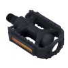 Педали KIDS MIXIEER MX-P619, 1/2 резьба, PP корпус, W/O подшипник, 94х67мм, с рефлектором, 4S ось, black