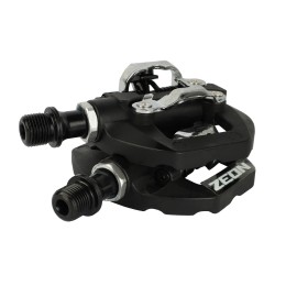 Педали (контакты) PRO ZEON TENDON, 9/16 резьба, ALU корпус, 1DU+1 пром. подшипник, 83х103мм, CR-MO ось, инд.уп