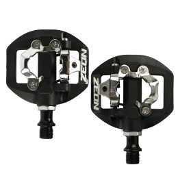 Педали (контакты) PRO ZEON TENDON, 9/16 резьба, ALU корпус, 1DU+1 пром. подшипник, 83х103мм, CR-MO ось, инд.уп