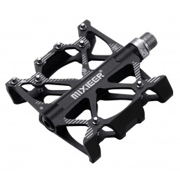 Педали MIXIEER TAMERLAN, фрезерованный CNC алюминий, CR-MO ось 3 пром.подшипника, черные