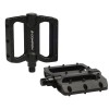 Педали MTB COMIRON MX-P820, 9/16 резьба, ALU корпус, сталь. подшипник, 111х105мм, с рефлектором, 2S ось, black