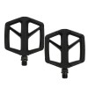 Педали MTB MIXIEER MX-P556, 9/16 резьба, PP корпус, 1DU подшипник, 108х107мм, с рефлектором, сталь ось, vacuum black, черные
