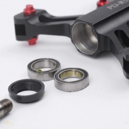 Педали PROMEND PD-R50 алюм., с промподшипниками, черные