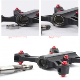 Педали PROMEND PD-R50 алюм., с промподшипниками, черные
