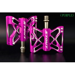 Педали STOUT CP-10 с промподшипниками, фиолетовые