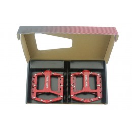 Педали Tech Team AL-46 red, подш.скольж, 9/16"