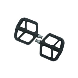 Педали Tech Team N-9 black нейлон со съемными шипами, подш. скольж, черные