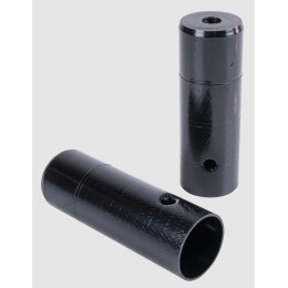 Пеги стальные под ось M12, 2 шт, черные STB16 M12