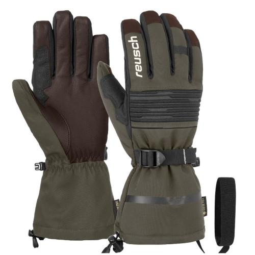 Перчатки Reusch 25-26 Isidro GTX, Burnt Olive/Dark Brown (M-8)