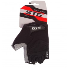 Перчатки велосипедные STG AI-03-202, черные/серые