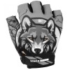 Перчатки велосипедные, WOLF, черные