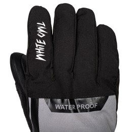 Перчатки зимние White Owl 09-1549, серые с черным