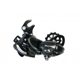 Переключатель задний SHIMANO TOURNEY RD-TY500 6-7, крепление на ось