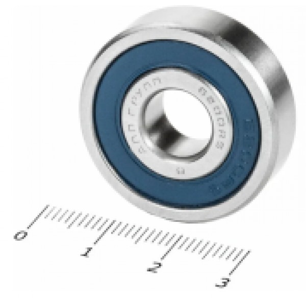 Подшипник 6200 2RS закрытый с улучшенным накатом подшипниковая сталь 10 x 30 x 9 мм
