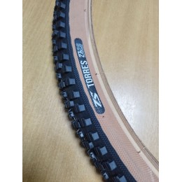 Покрышка 27,5"х2,0 ZAXIS TORRES (54-584), черная с коричневой полосой