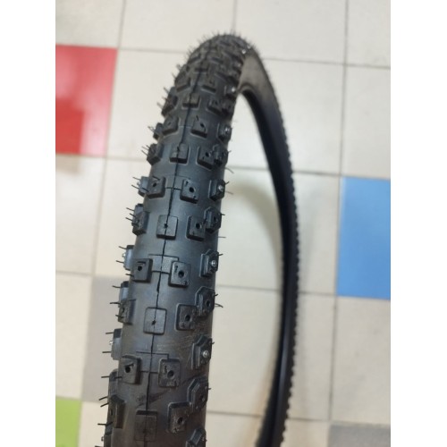 Покрышка 29"х2,2 горная TP1171-NS, ШИПОВАННАЯ (100 шипов), черная