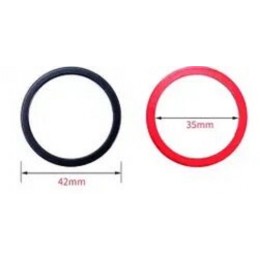 Проставочное кольцо для кареток и барабанов красное